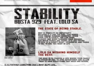 Busta 929 – Stability Ft. Lolo SA